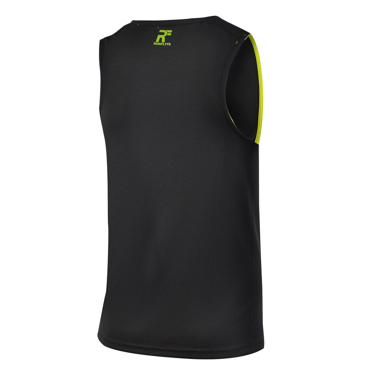 RunFlyte Men's Hybrid Training Tank Top Black/Neon Green
