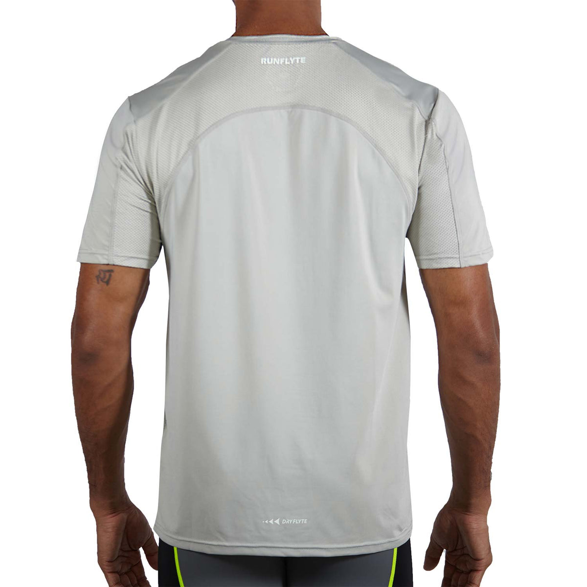 RunFlyte Men's HyperVent PRM Crew T-Shirt Cool Grey
