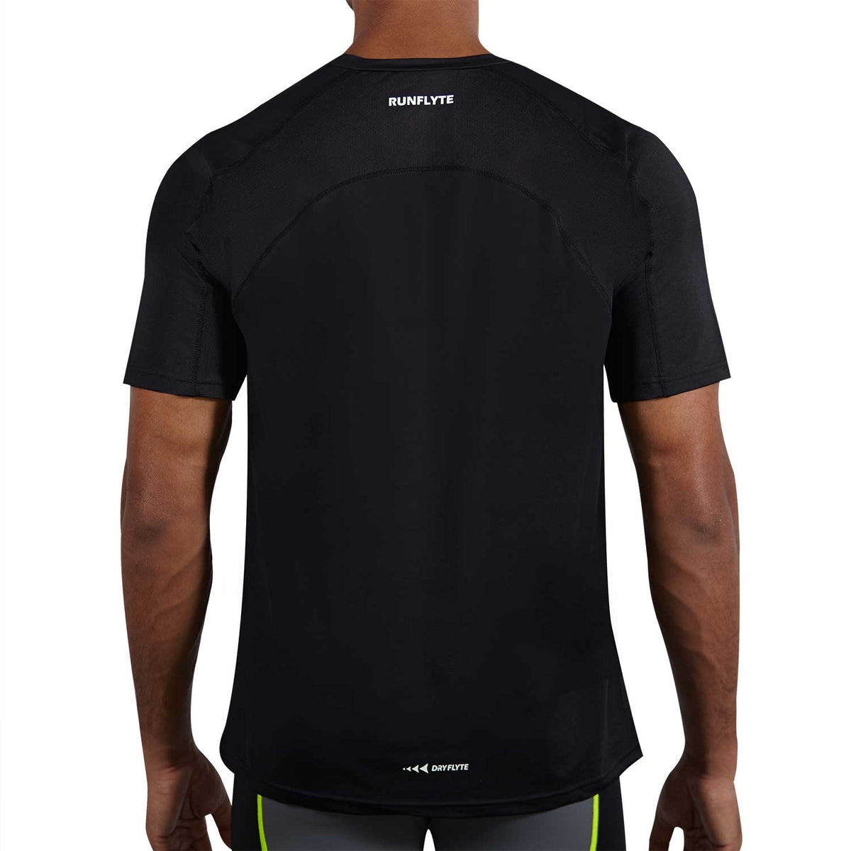 RunFlyte Men's HyperVent PRM Crew T-Shirt Black