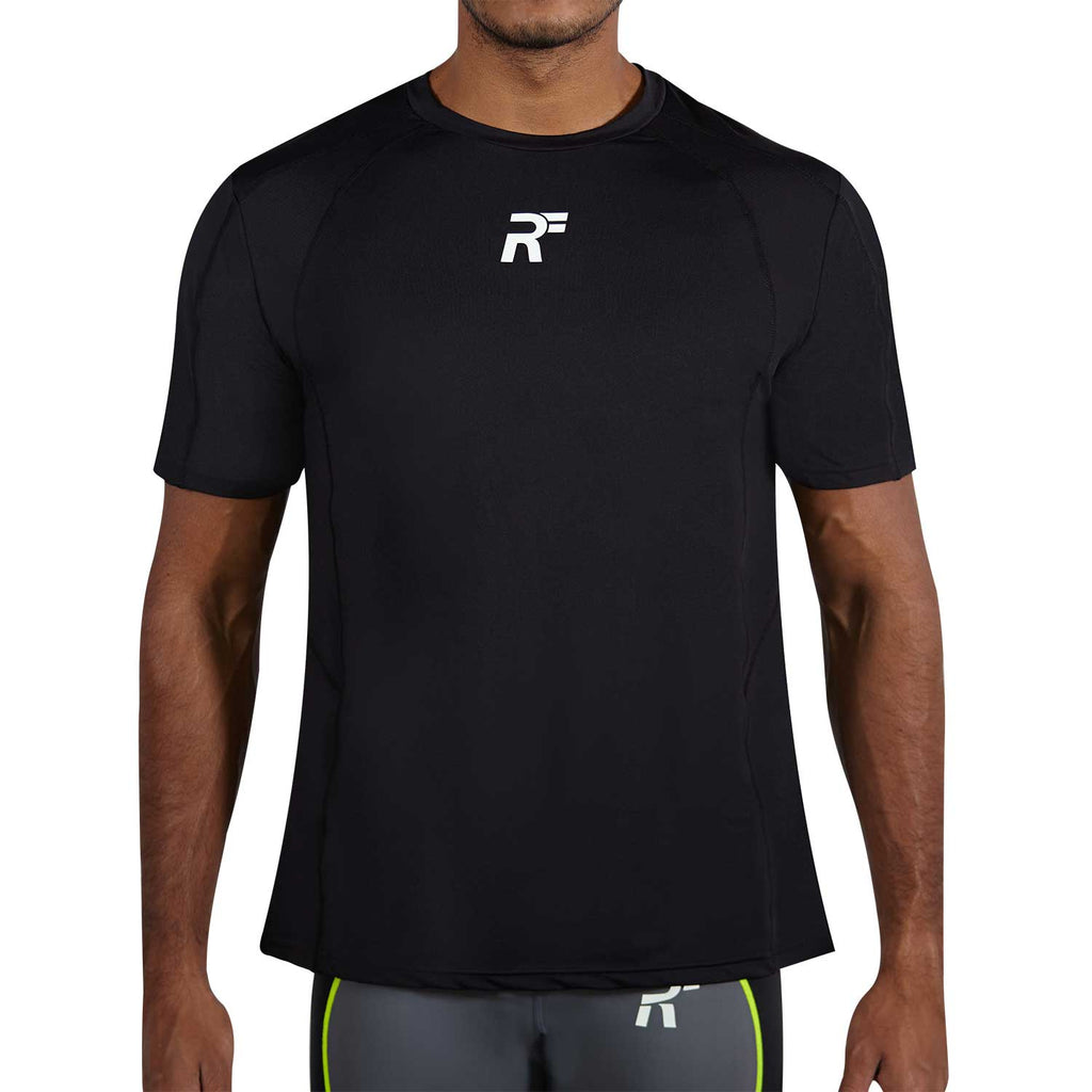 RunFlyte Men's HyperVent PRM Crew T-Shirt Black