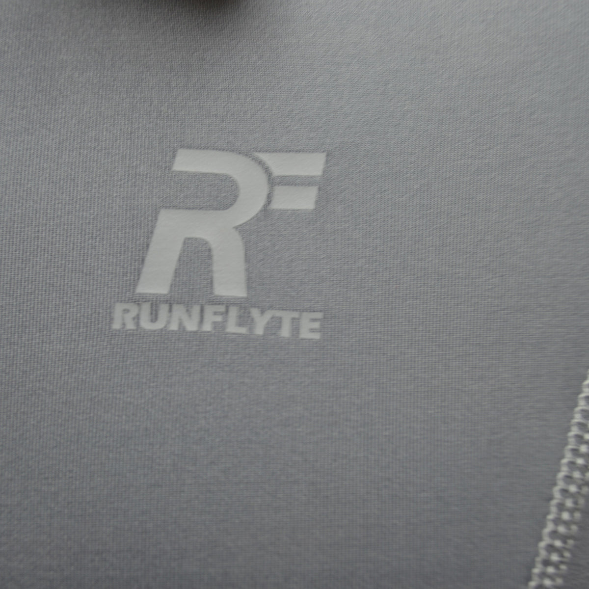 RunFlyte Men's Flyte Compression - Short Sleeve - Moisture Wicking T-Shirt Dark Grey/Light Grey