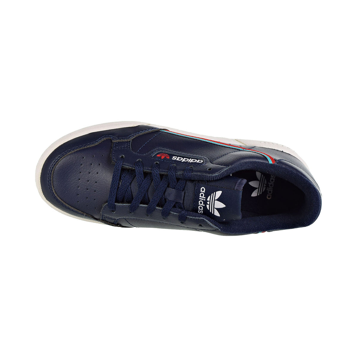 Adidas Continental 80 Big Kids Shoes Collegiate Navy/Scarlet/Hi-Res Aqua