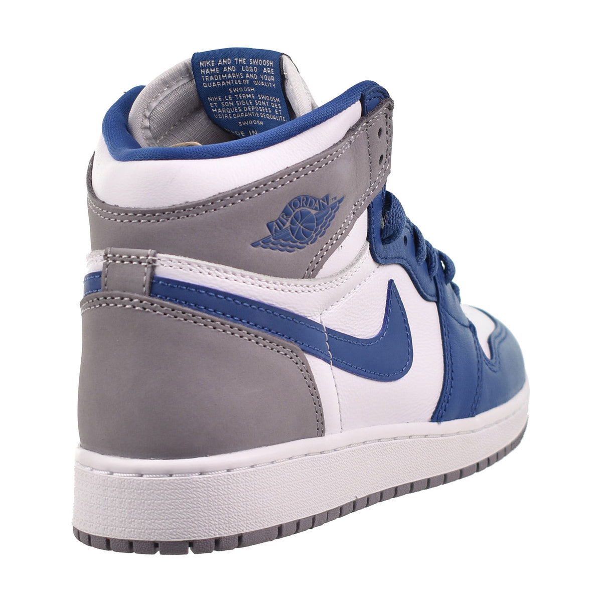 Jordan 1 Retro High OG True Blue (GS) Big Kids' Shoes True Blue-White