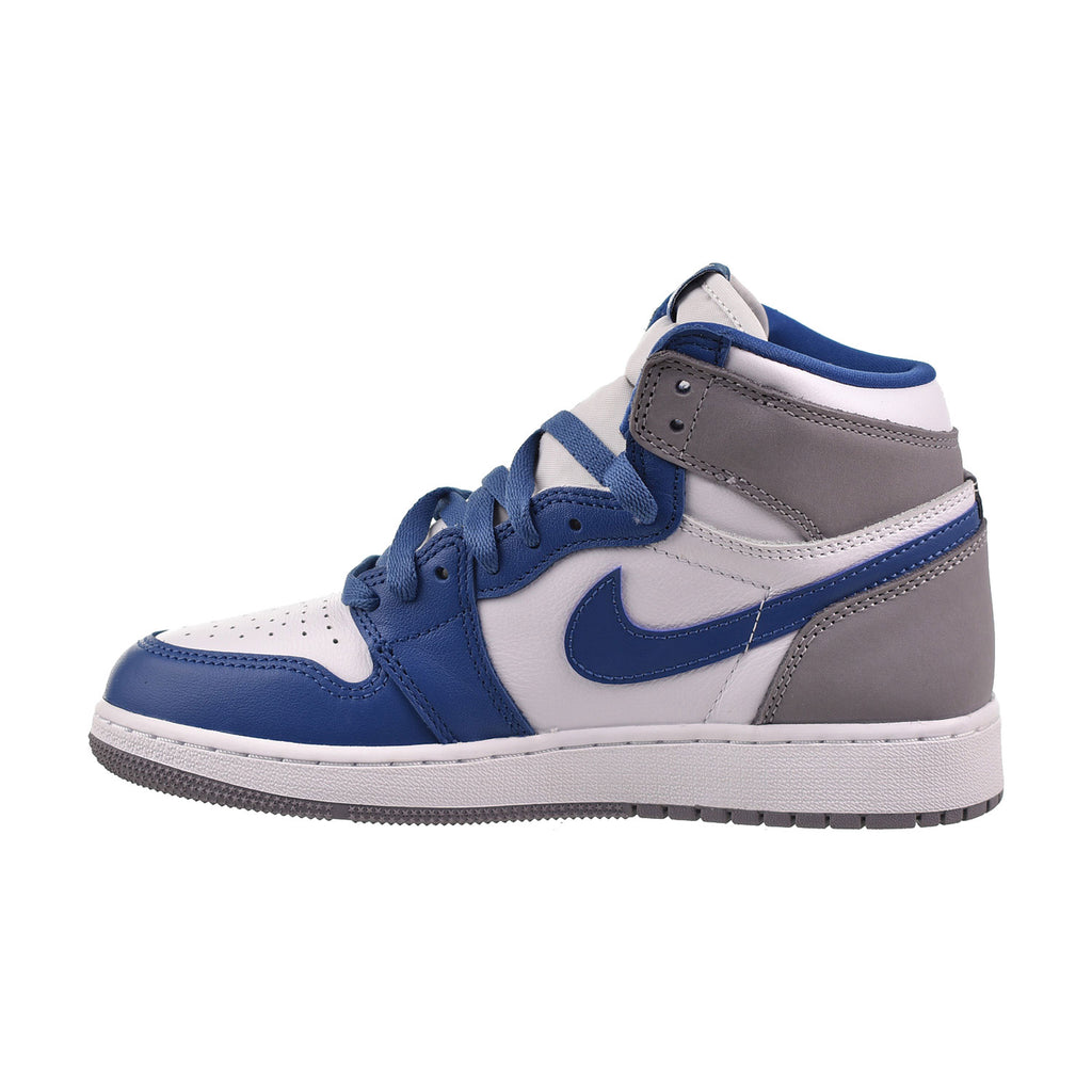 Jordan 1 Retro High OG True Blue (GS) Big Kids' Shoes True Blue-White