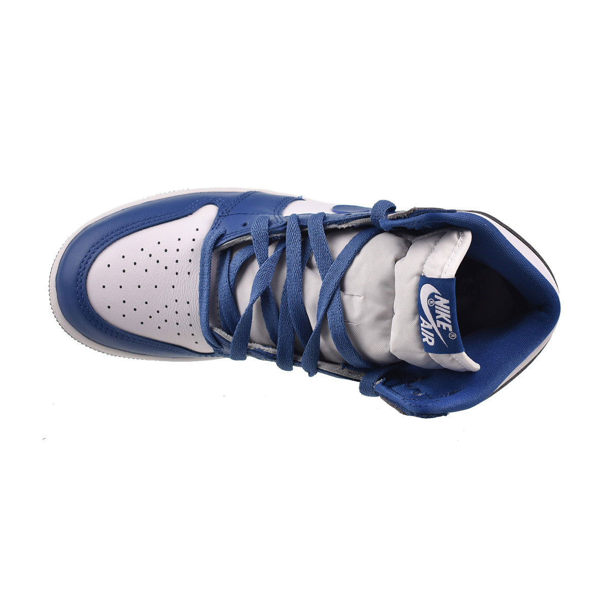 Jordan 1 Retro High OG True Blue (GS) Big Kids' Shoes True Blue-White