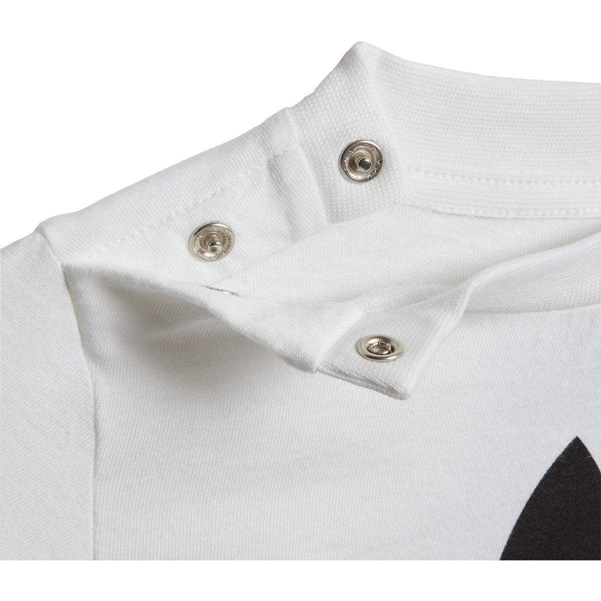 Adidas Trefoil Shorts Tee Toddlers Set White-Black
