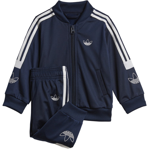 Adidas Beckenbauer Toddlers Track Suit Navy-White