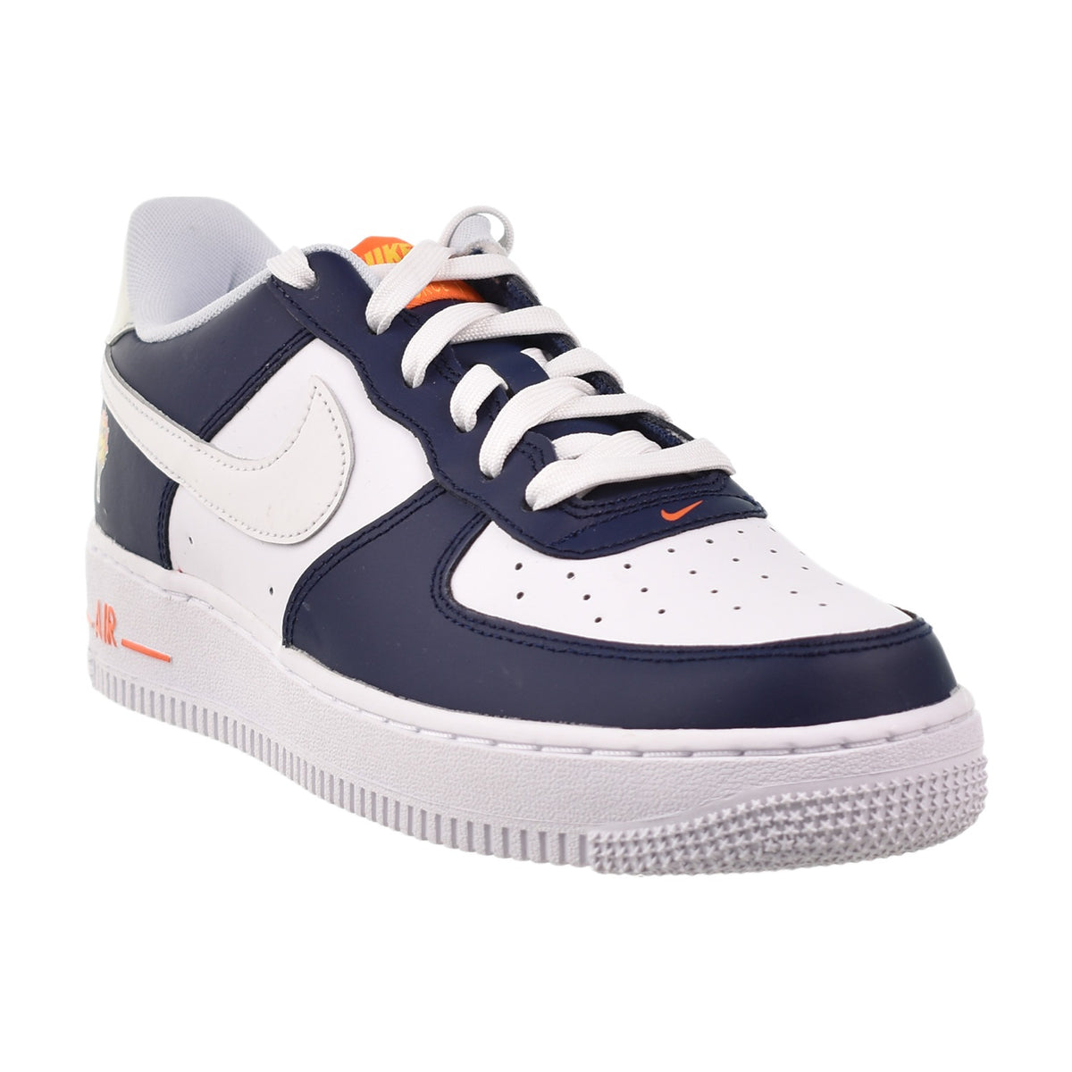 Nike Air Force 1 LV8 (GS) Big Kids' Shoes Midnight Navy-Blue Tint