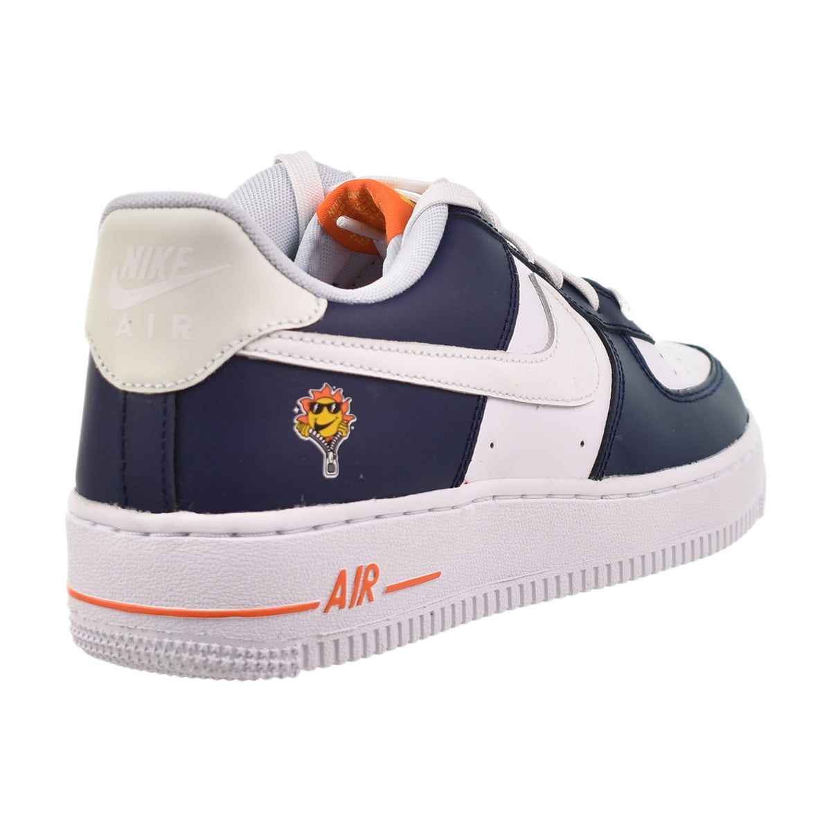 Nike Air Force 1 LV8 (GS) Big Kids' Shoes Midnight Navy-Blue Tint