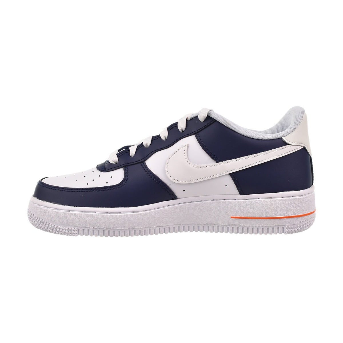 Nike Air Force 1 LV8 (GS) Big Kids' Shoes Midnight Navy-Blue Tint