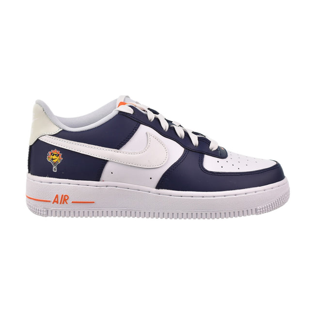 Nike Air Force 1 LV8 (GS) Big Kids' Shoes Midnight Navy-Blue Tint