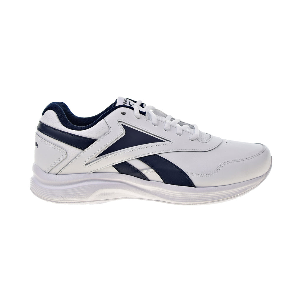 Reebok Walk Ultra 7 DMX Max (Extra Wide) 4E Men's Shoes White-Collegiate Navy