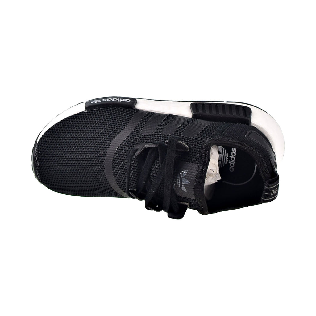 Adidas NMD_R1 C Little Kids' Shoes Black-White Adidas NMD_R1 C Little Kids' Shoes Black-White