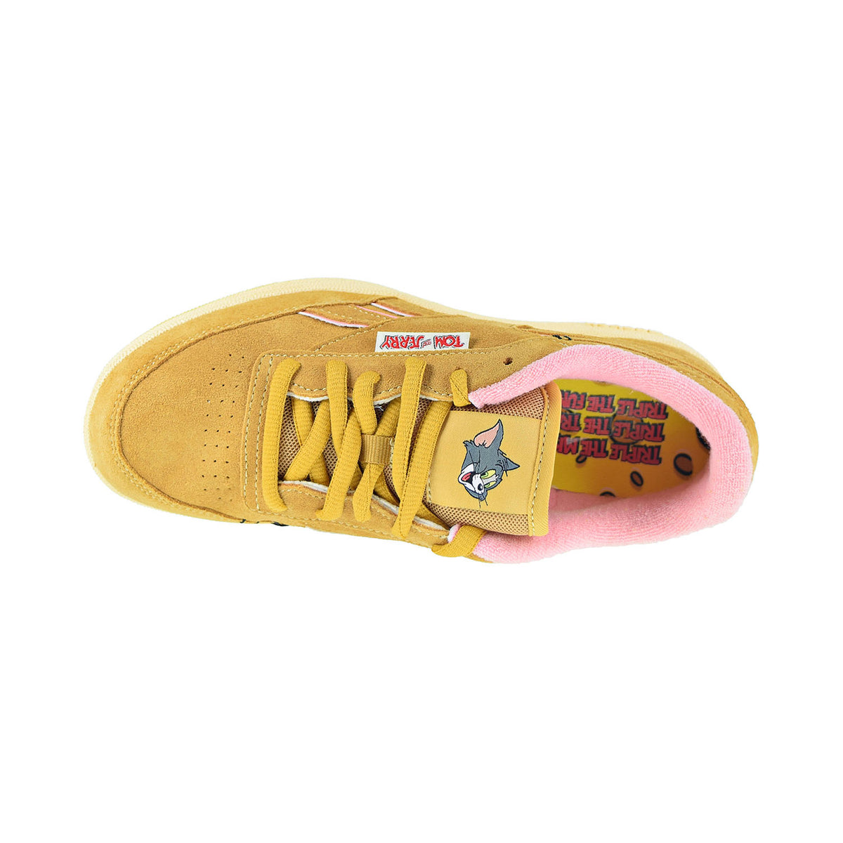 Reebok Tom And Jerry Club C Revenge Big Kids' Shoes Bold Brass-Quiet Pink