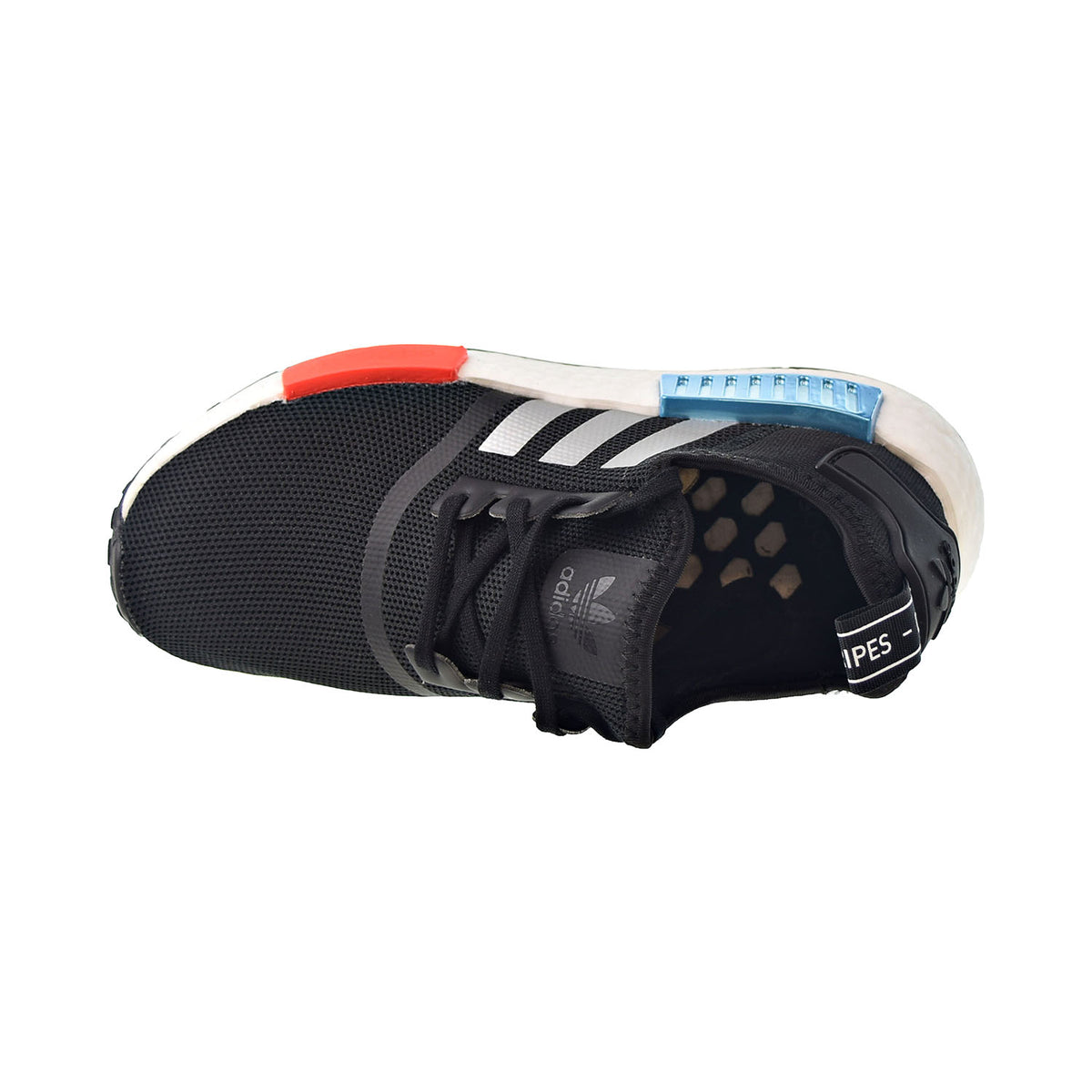 Adidas NMD R1 Big Kids' Shoes Core Black-Silver Metallic-Solar Red