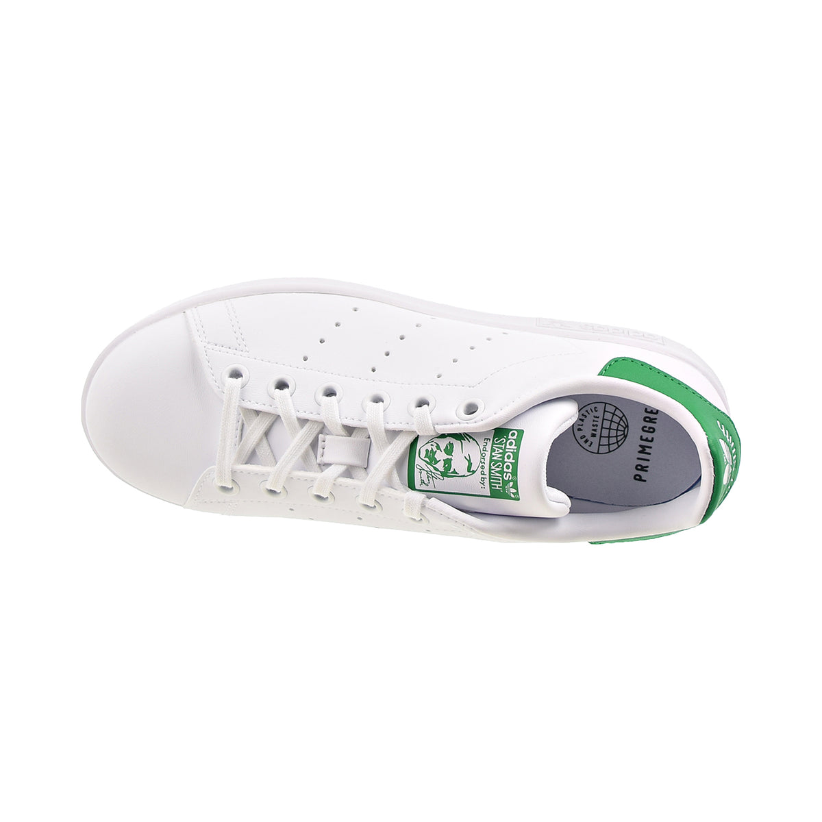 Adidas Stan Smith J Big Kids' Shoes Cloud White-Green