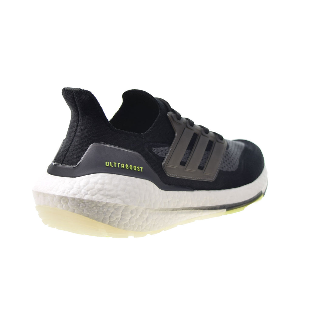 Adidas Ultraboost 21 Men's Shoes Core Black-Silver Metallic-Solar Yell