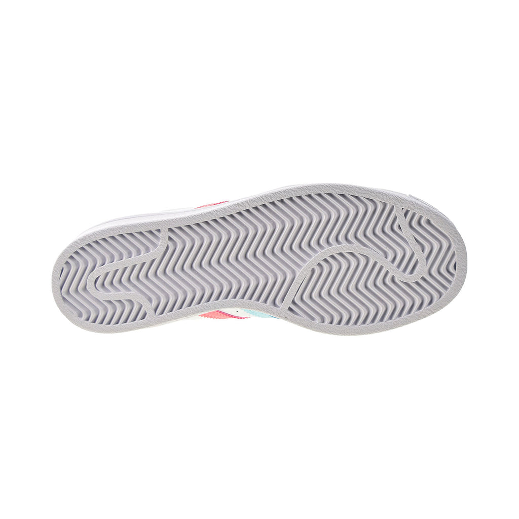 Adidas Superstar Big Kids' Shoes Cloud White-Hazy Rose-Hazy Sky