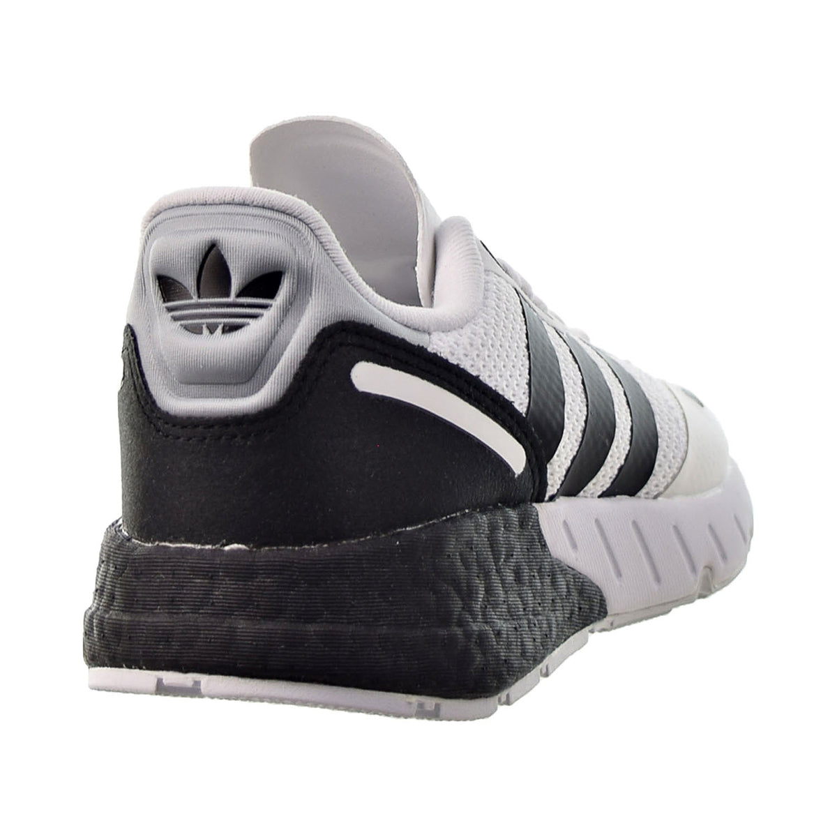 Adidas ZX 1K Boost J Big Kids' Shoes Cloud White-Core Black-Halo Silver
