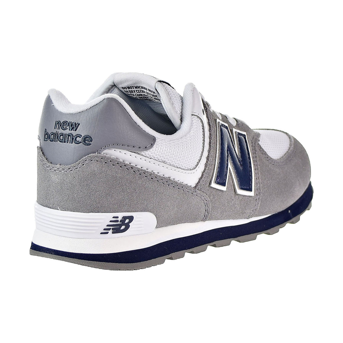 New Balance 574 Core Plus Big Kid's Shoes Dark Grey-White-Blue