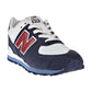 New Balance 574 Core Plus Big Kid's Shoes Red/Blue/White