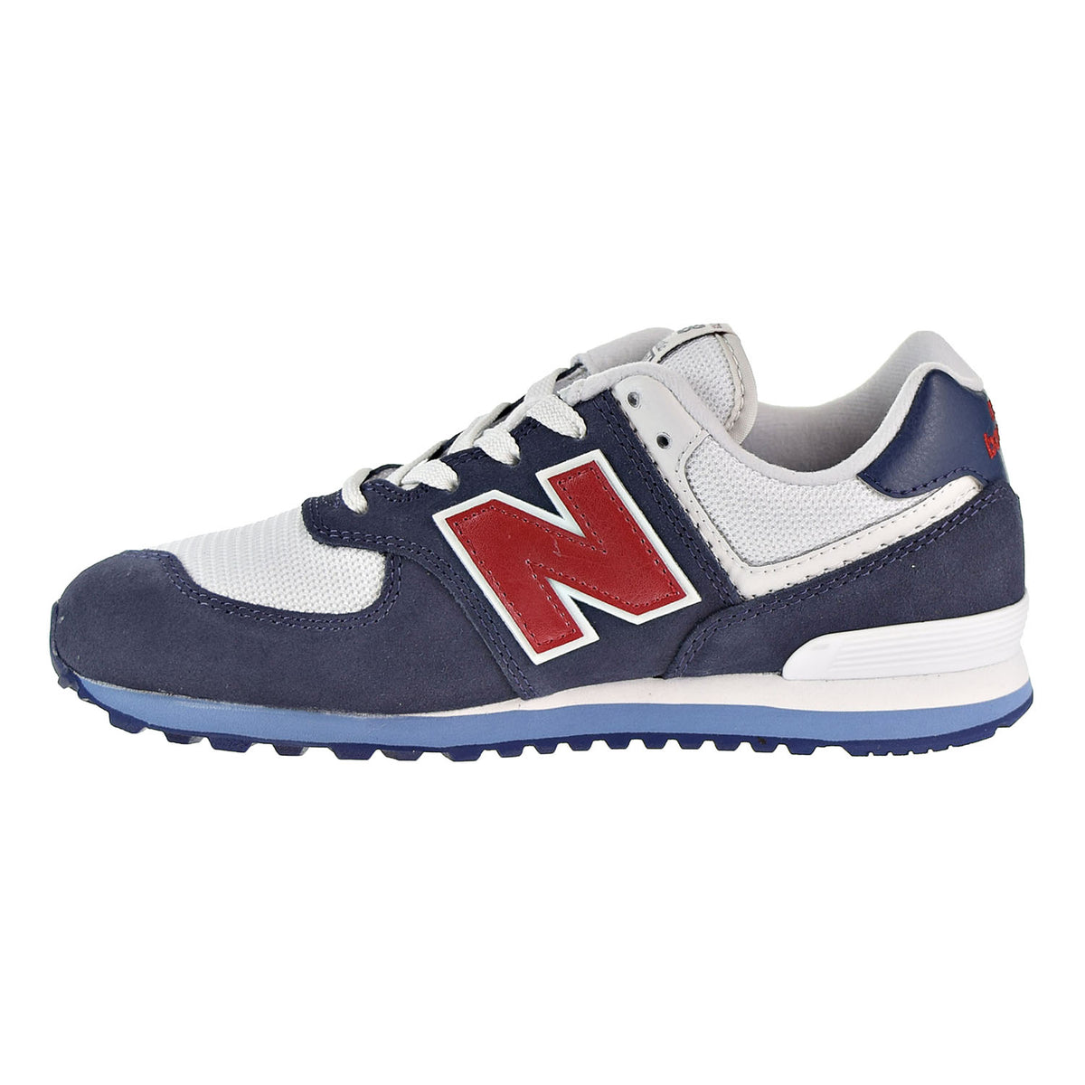New Balance 574 Core Plus Big Kid's Shoes Red/Blue/White