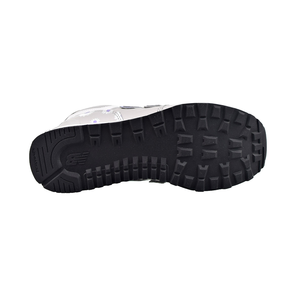 New Balance 574 Big Kids' Shoes Grey-Purple