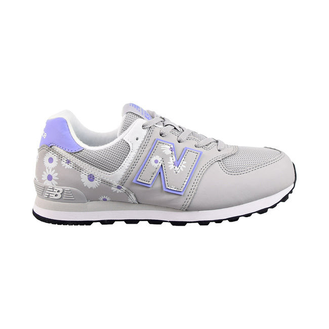 New Balance 574 Big Kids' Shoes Grey-Purple