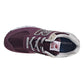 New Balance 574 Core Big Kid's Shoes Burgundy/Grey