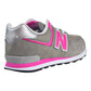 New Balance 574 Core Big Kid's Shoes Grey/Pink