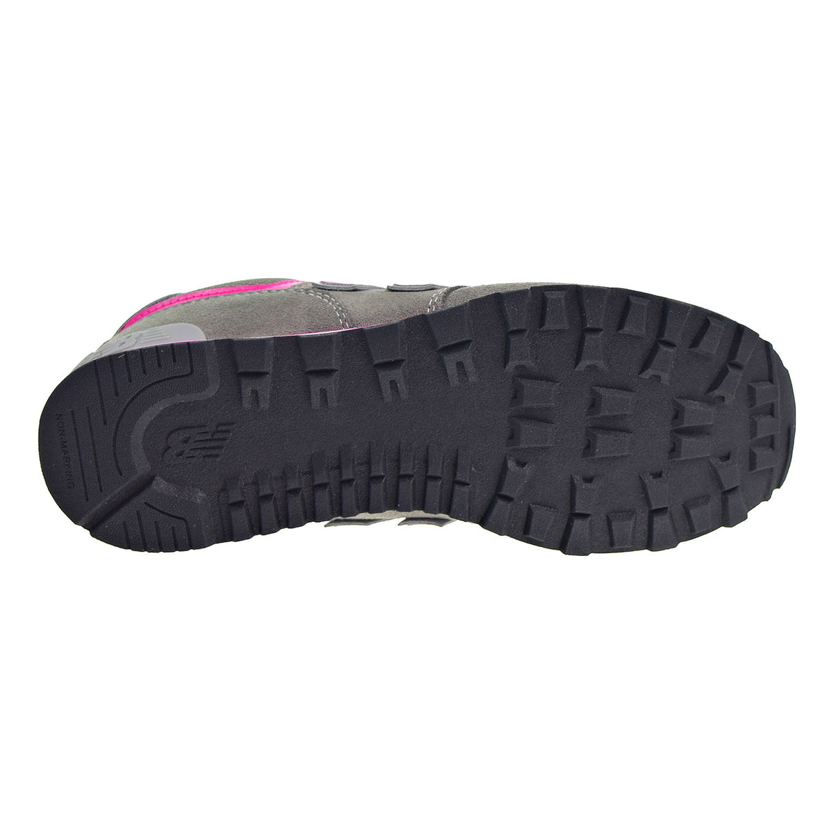 New Balance 574 Core Big Kid's Shoes Grey/Pink