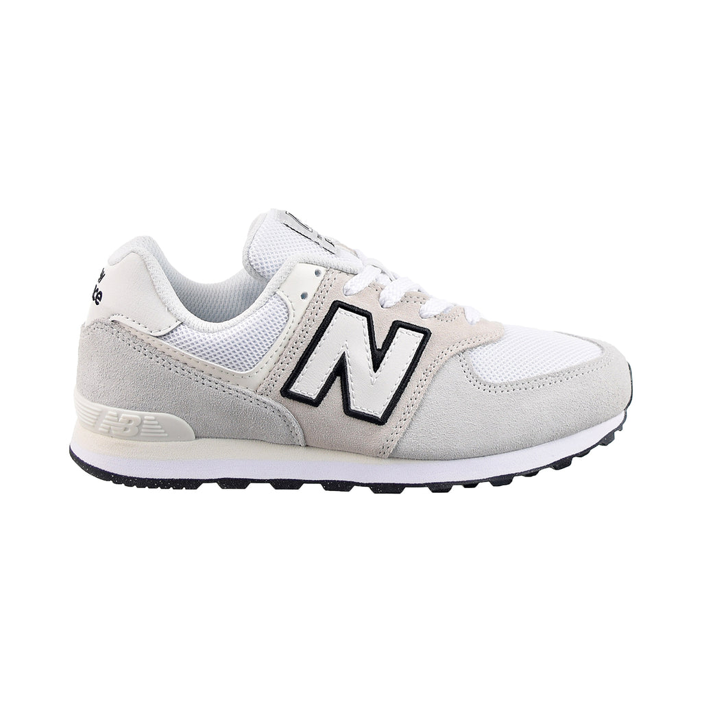 New Balance 574 Big Kids' Shoes Grey-White