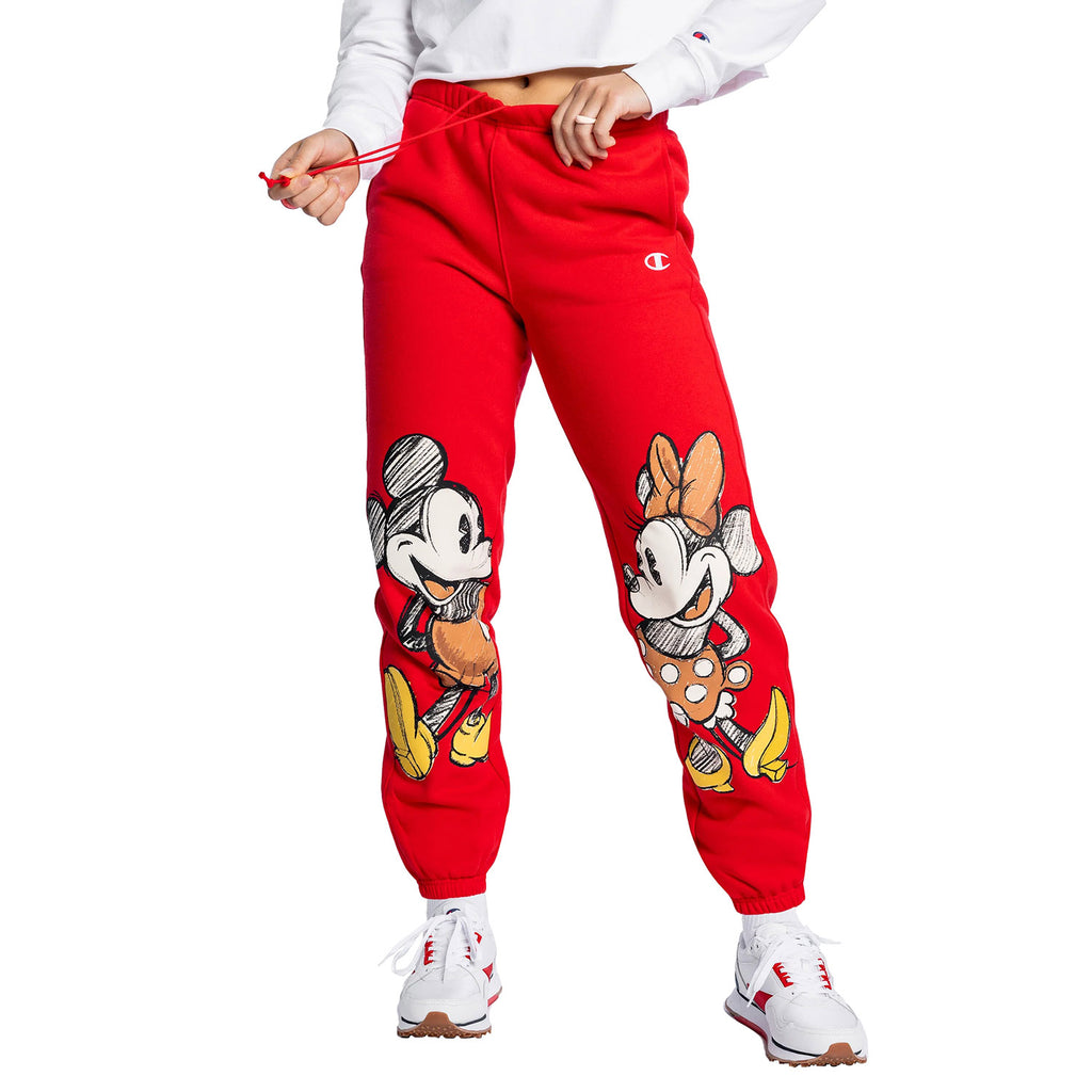 Champion x Disney Mickey & Friends Reverse Weave Women's Sweatpants Scarlet
