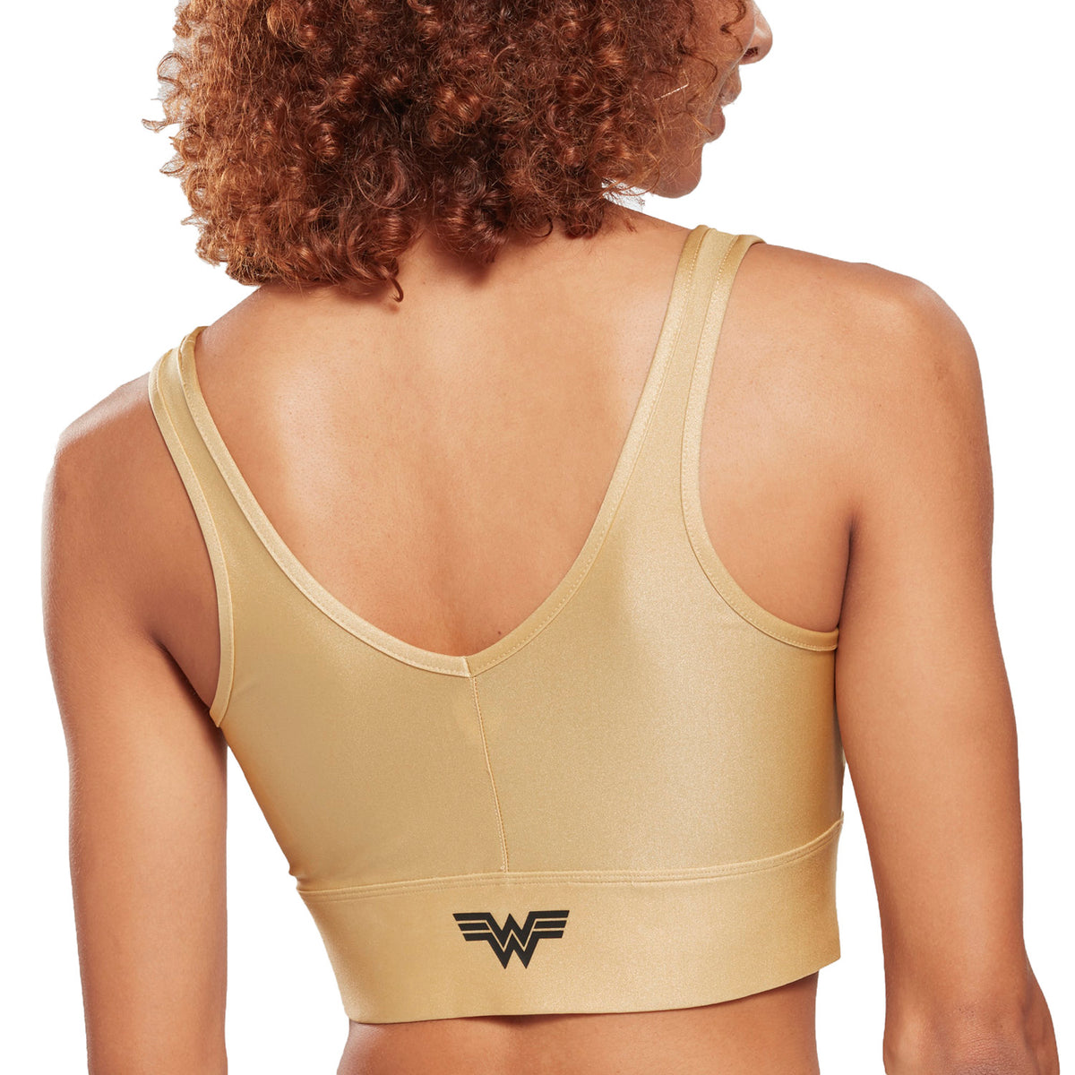 Reebok Wonder Woman Low-Impact Light Support Women's Bra Gold