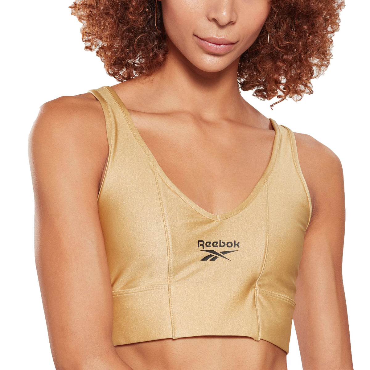 Reebok Wonder Woman Low-Impact Light Support Women's Bra Gold