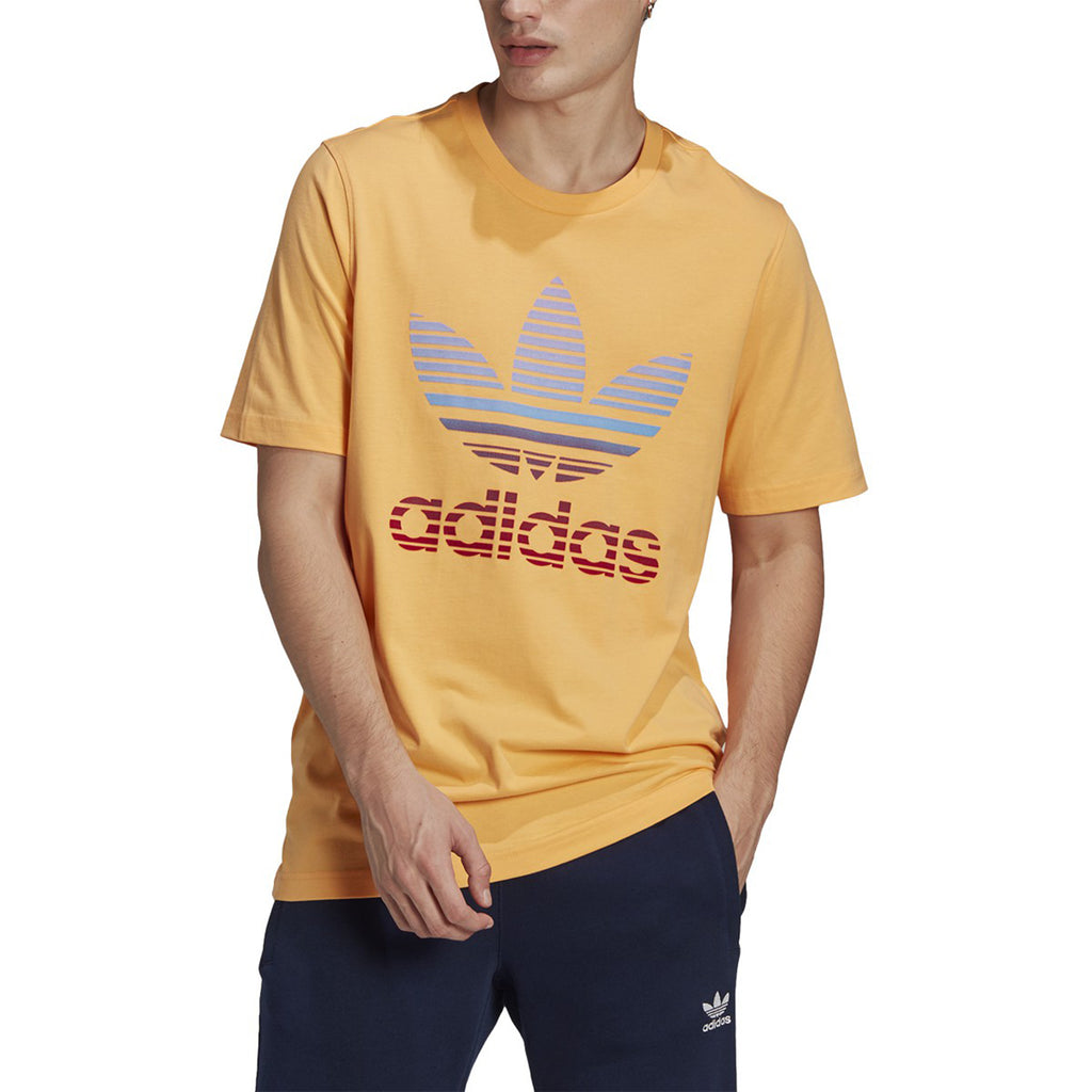 Adidas Trefoil Ombre Men's Tee Orange