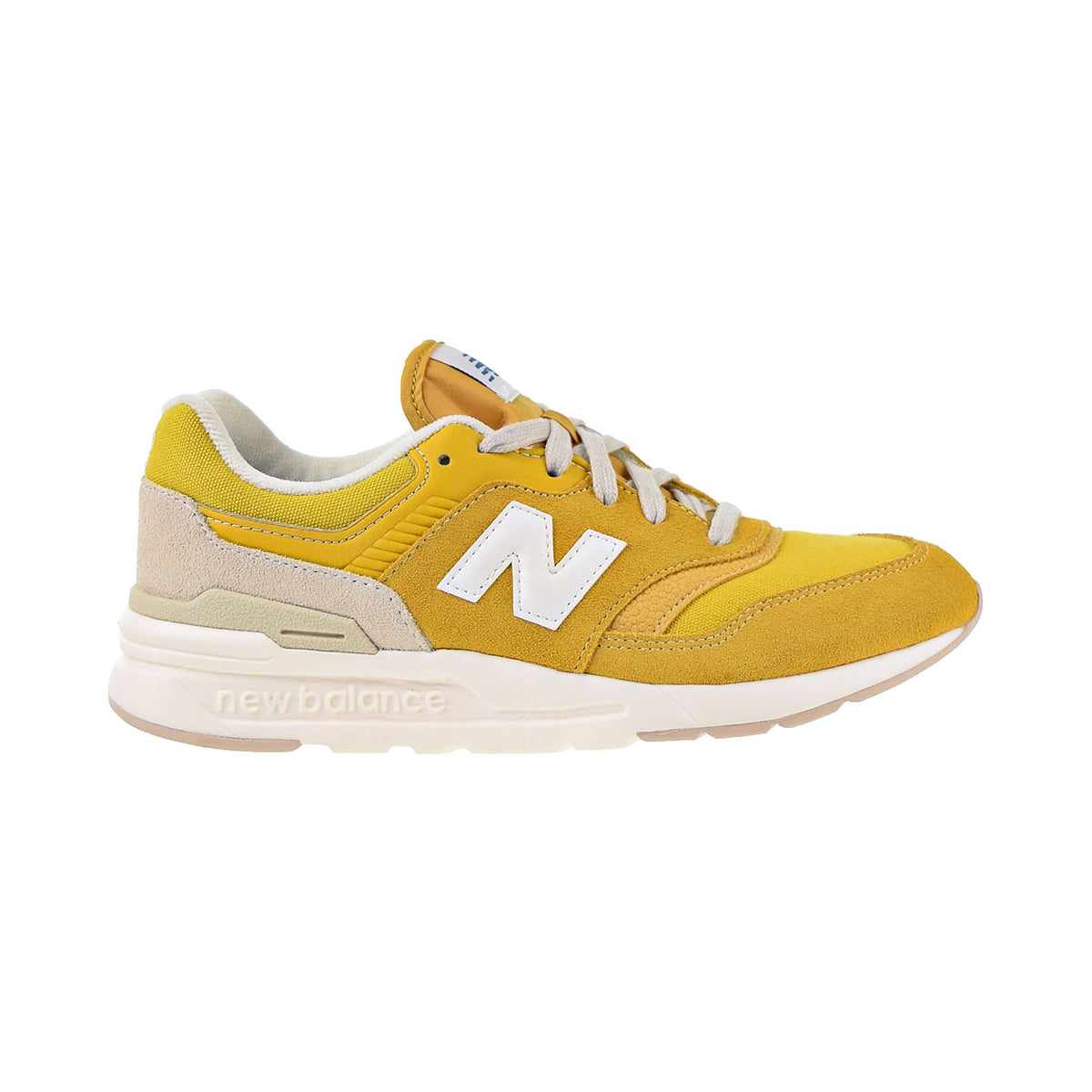 New Balance 997 Lifestyle Big Kid's Shoes Turmeric Yellow-White