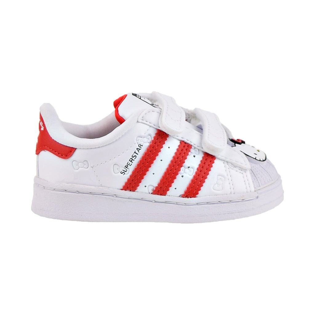 Adidas x Hello Kitty Superstar CF I Toddlers Shoes Cloud White-Vivid Red