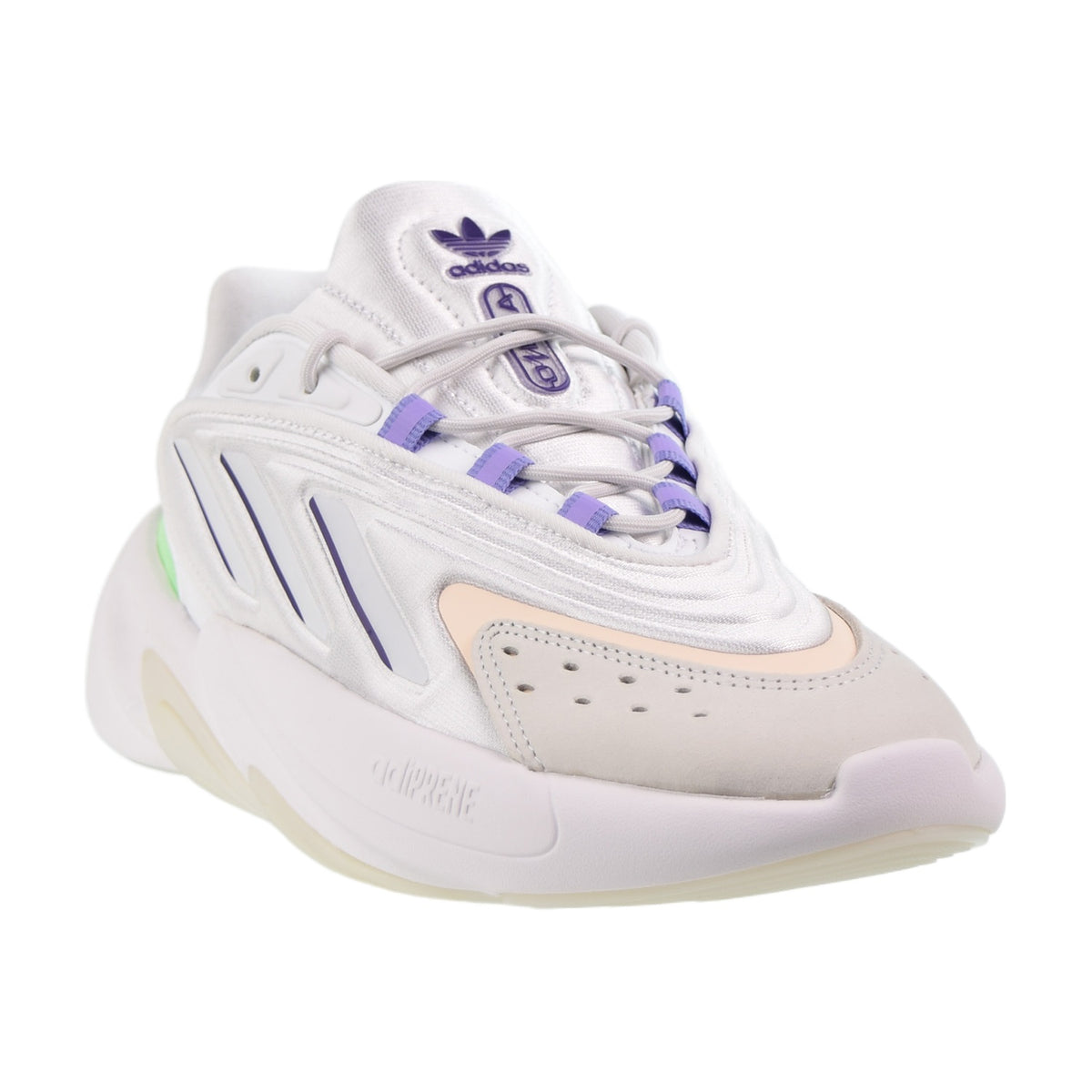 Adidas Ozelia Women's Shoes Cloud White-Dark Purple-Beam Green