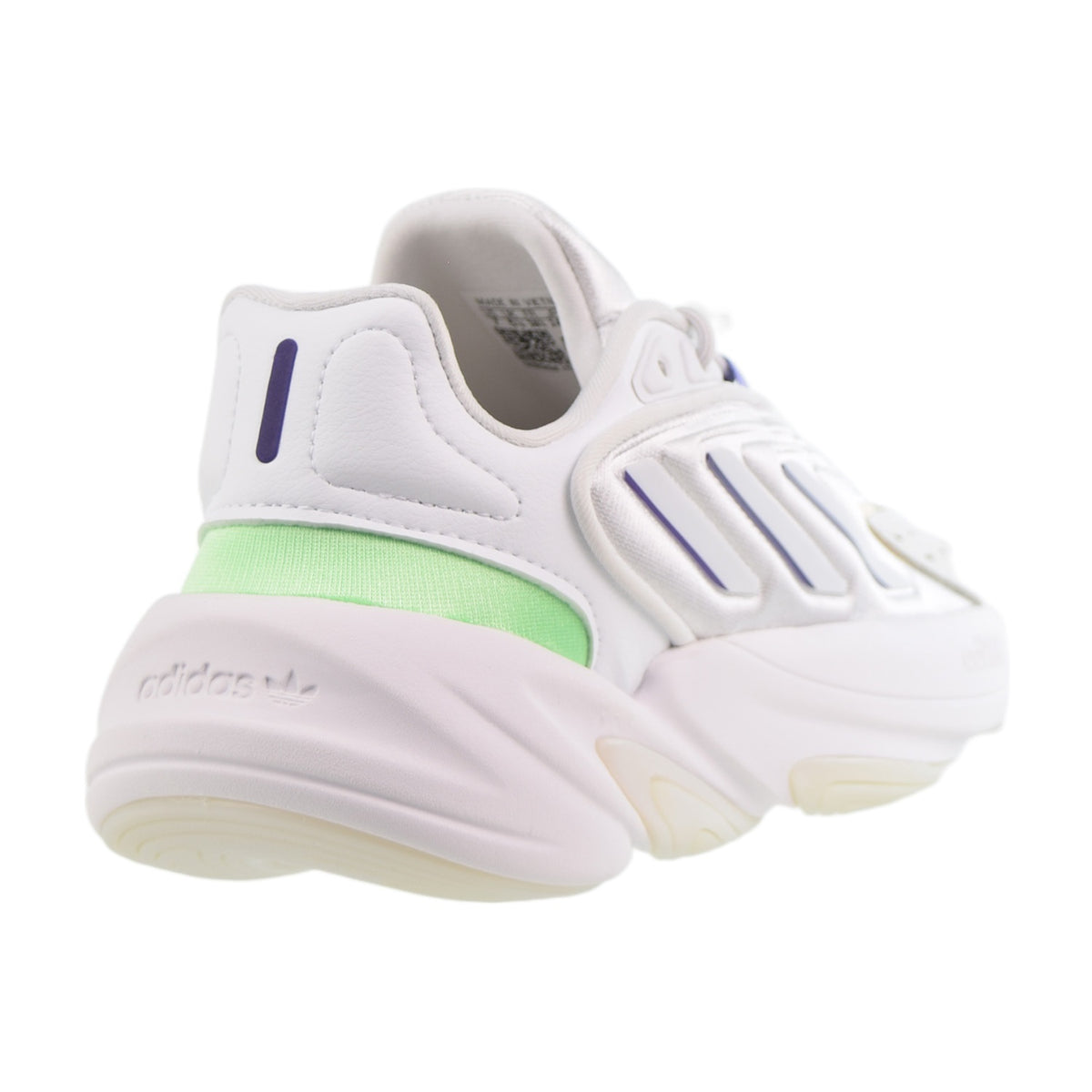 Adidas Ozelia Women's Shoes Cloud White-Dark Purple-Beam Green