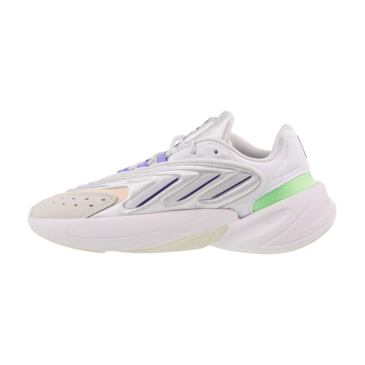Adidas Ozelia Women's Shoes Cloud White-Dark Purple-Beam Green