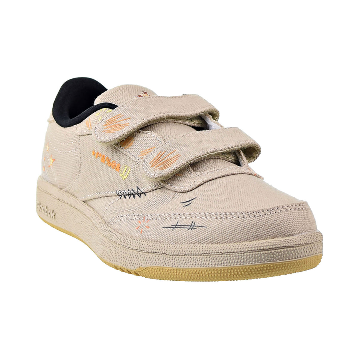 Reebok Looney Tunes Club C 85 Little Kids' Shoes Pebble-Core Black