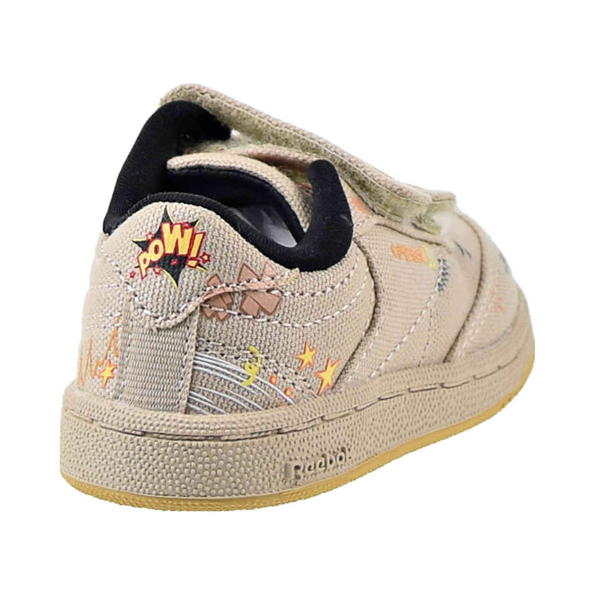 Reebok Looney Tunes Club C 85 Toddlers Shoes Pebble-Core Black-Bright Ochre