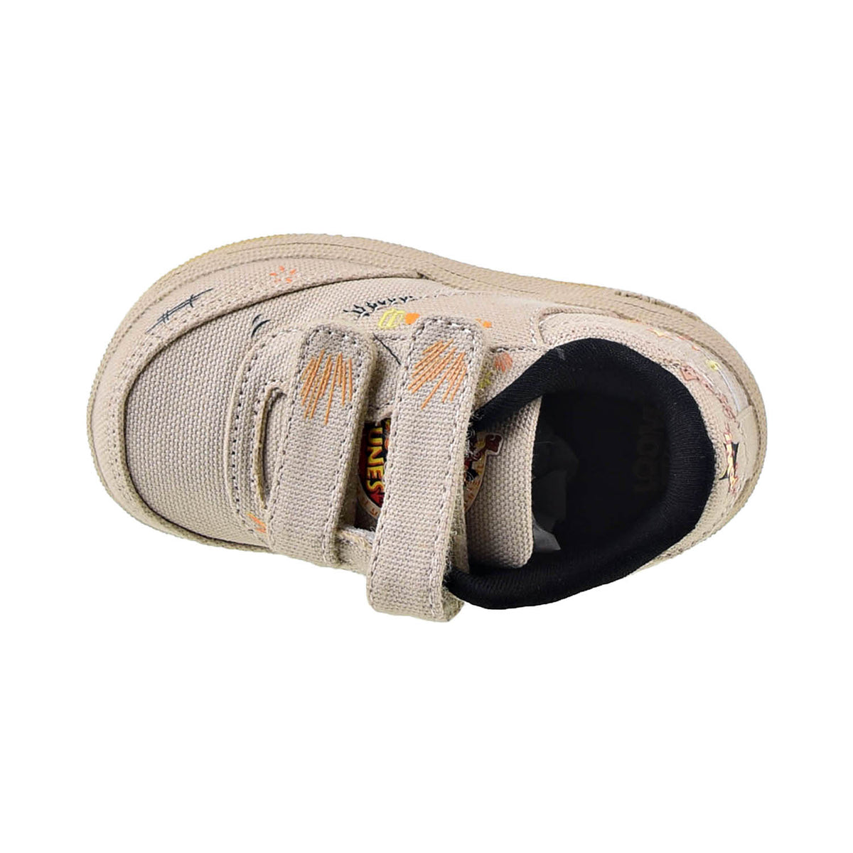 Reebok Looney Tunes Club C 85 Toddlers Shoes Pebble-Core Black-Bright Ochre