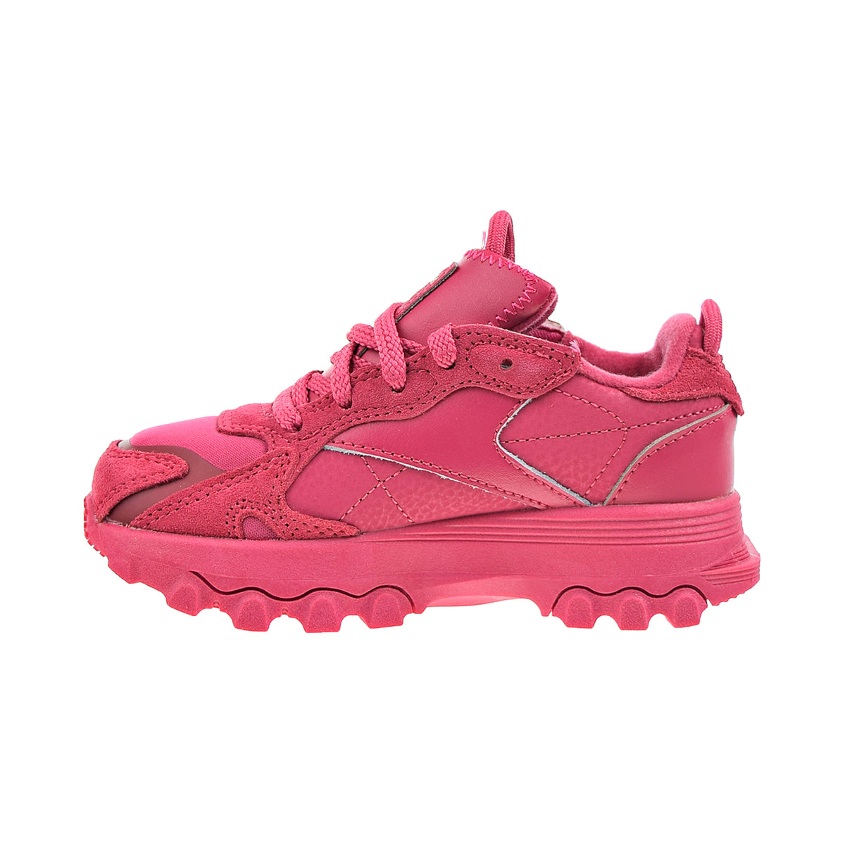 Reebok Cardi B Classic Leather Little Kids' Shoes Semi Pursuit Pink