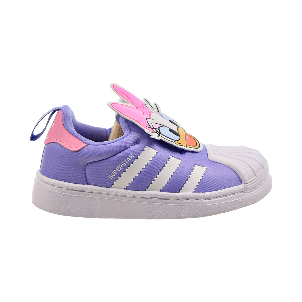 Adidas Disney Superstar 360 "Daisy Duck" Little Kids' Shoes Cloud White-Purple