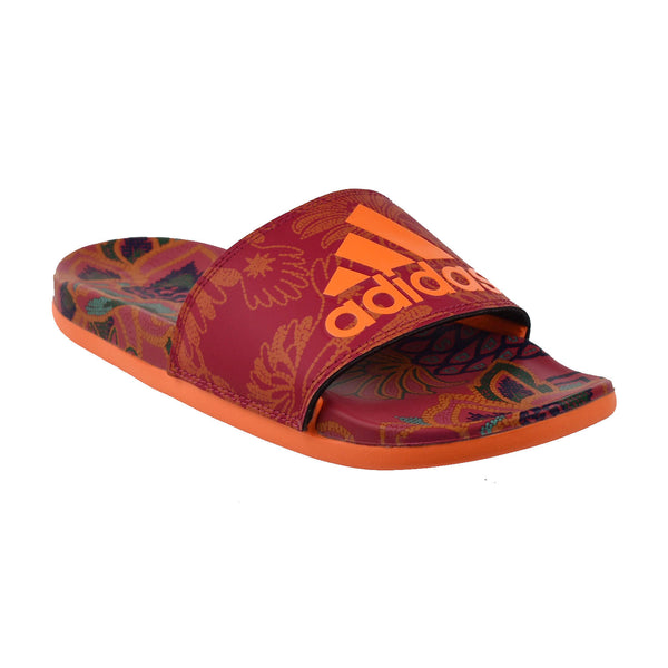 Adidas Adilette Comfort Women's Slide Sandals Signal Orange/Vivid Berry