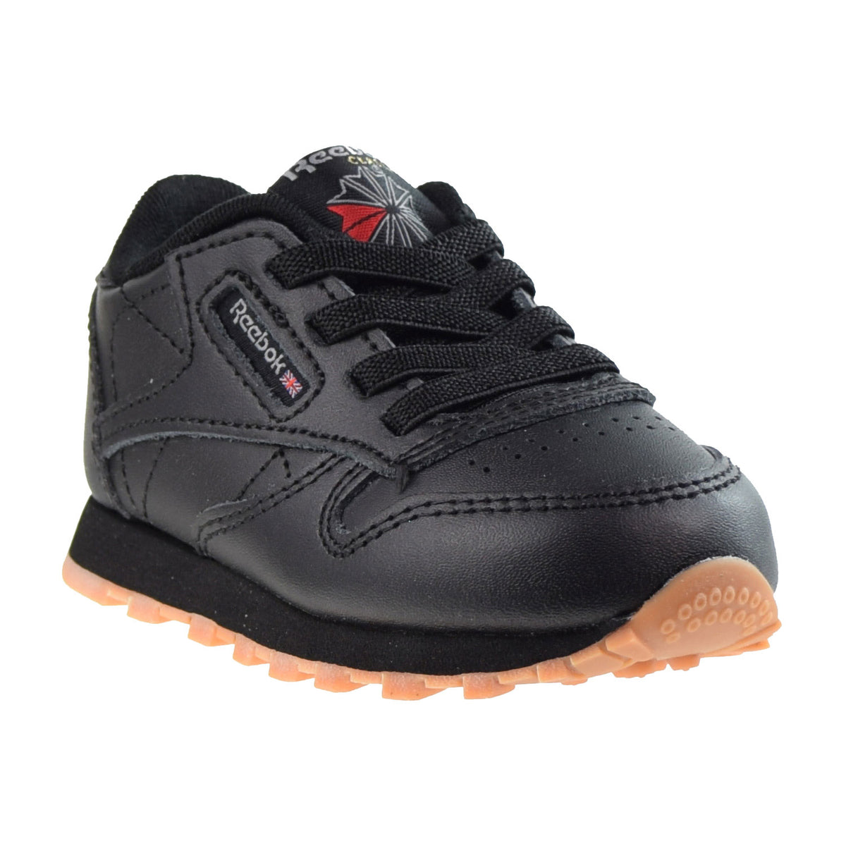 Reebok Classic Leather Toddlers Shoes Core Black-Gum