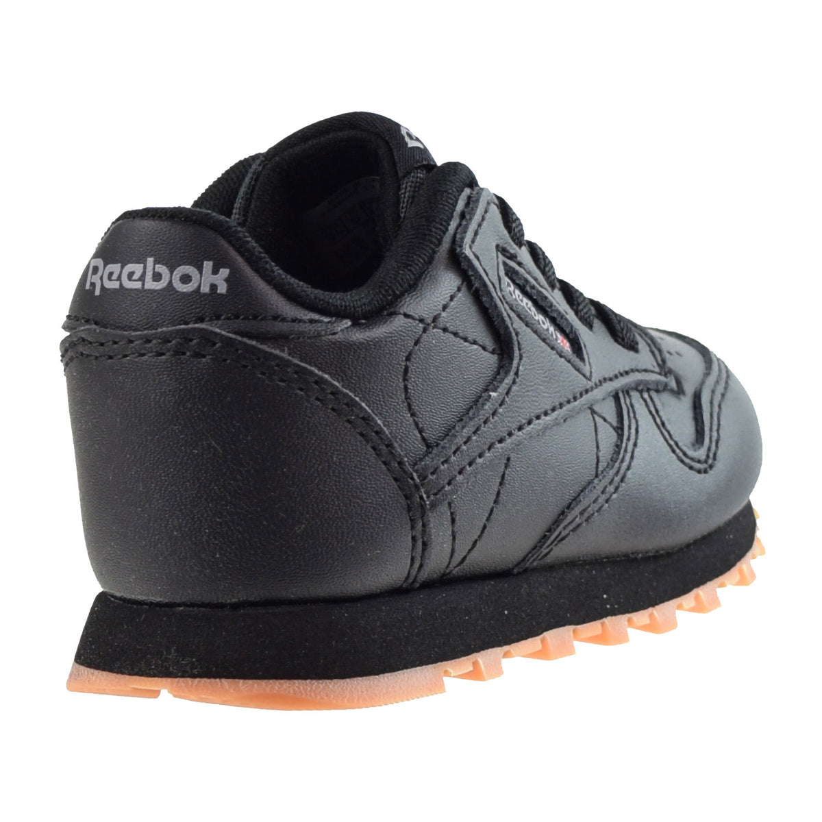 Reebok Classic Leather Toddlers Shoes Core Black-Gum