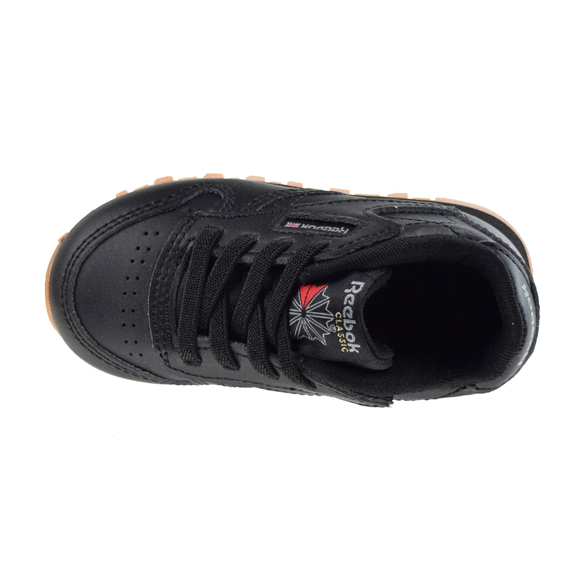 Reebok Classic Leather Toddlers Shoes Core Black-Gum